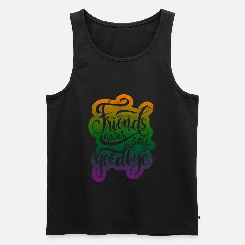 Beste Freunde Freundschaft - Männer Premium Bio Tank Top - undefined
