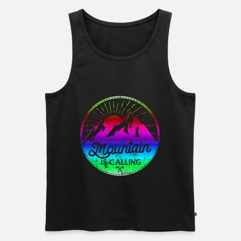 berge mountain is calling - Männer Premium Bio Tank Top - undefined