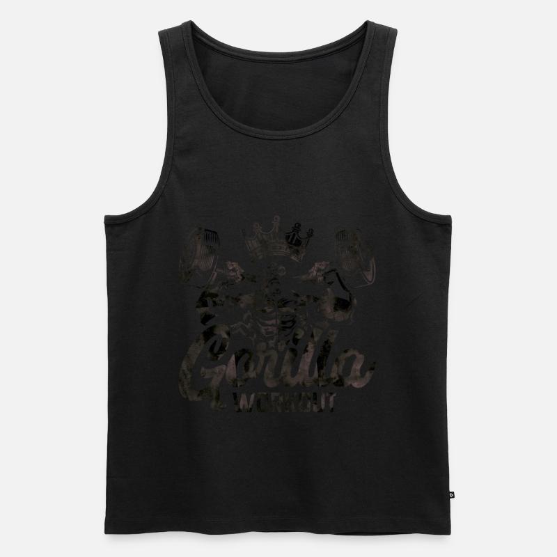 gorilla workout - Männer Premium Bio Tank Top - undefined