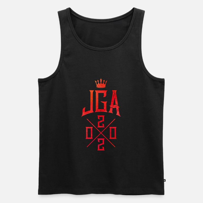 jga 2020 krone - Männer Premium Bio Tank Top - undefined