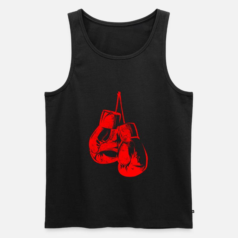Boxhandschuhe Boxen Symbol - Männer Premium Bio Tank Top - undefined
