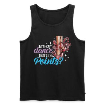 Ballett Schule Kinder Tanzverein Tanzveranstaltung - Männer Premium Bio Tank Top - Schwarz - Vorne - AI Model Male 178 light (178cm)