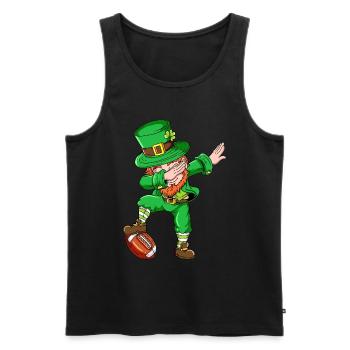 Sports Dab St Patricks Goblin Football Dabbing - Débardeur bio Premium Homme - noir - Devant - Michal (187cm)