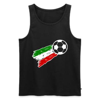 Die Fans aus Italien - Männer Premium Bio Tank Top - Schwarz - Vorne - Michal (187cm)