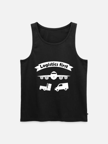 Transport & Logistics Team - Men's Premium Organic Tank Top - black
