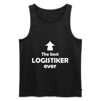 Transport und Logistik Team - Männer Premium Bio Tank Top - Schwarz - Vorne - Michal (187cm)