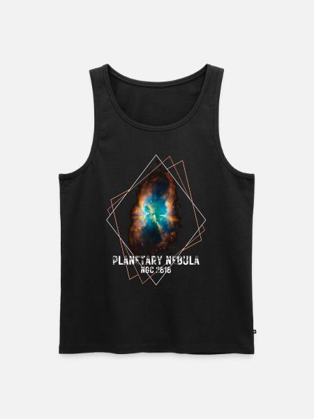 Planetary nebula - Men's Premium Organic Tank Top - black