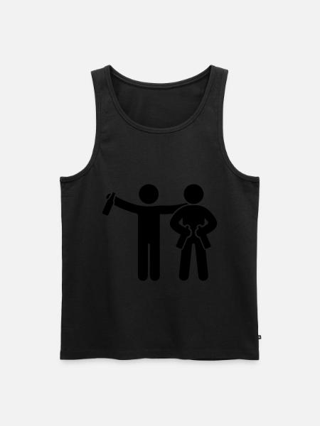Trinken Party Freunde - Männer Premium Bio Tank Top - 