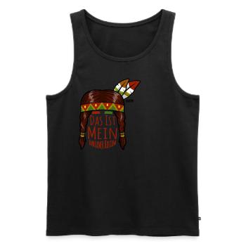 This is My Indian costume HARIZ carnival - Men's Premium Organic Tank Top - black - Front - Michal (187cm)