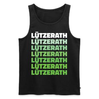 Lützerath Demo Umweltaktivst Geschenk - Männer Premium Bio Tank Top - Schwarz - Vorne - Michal (187cm)