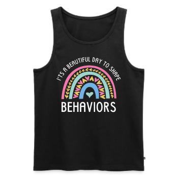 Enseignants du primaire - Débardeur bio Premium Homme - noir - Devant - Michal (187cm)