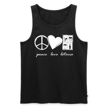 Mexikanisches Bingo, Mexiko-Bingo-Spieler - Männer Premium Bio Tank Top - Schwarz - Vorne - Michal (187cm)
