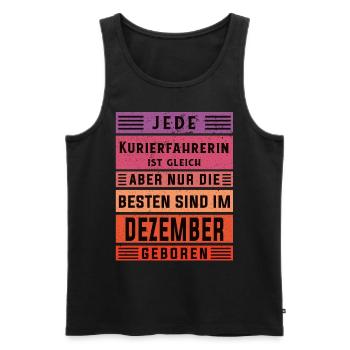 Apotheken Geburtstag Dezember geboren - Männer Premium Bio Tank Top - Schwarz - Vorne - Michal (187cm)