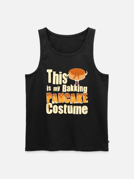 Pancake Baking Costume - Funny Pancake - Men's Premium Organic Tank Top - black