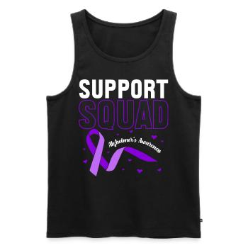 Alzheimer Awareness Squad - Männer Premium Bio Tank Top - Schwarz - Vorne - Michal (187cm)
