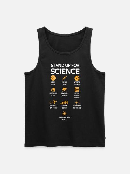 Défendez la science, la science - Débardeur bio Premium Homme - noir