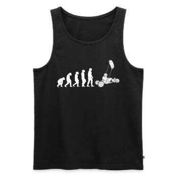 Strand-Kite Windracer Land-Kite Kite-Strandsegler - Männer Premium Bio Tank Top - Schwarz - Vorne - AI Model Male 178 light (178cm)