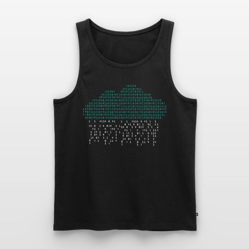 Cloud Engineer, Cloud Bits, Software developer Men's Premium Organic Tank Top