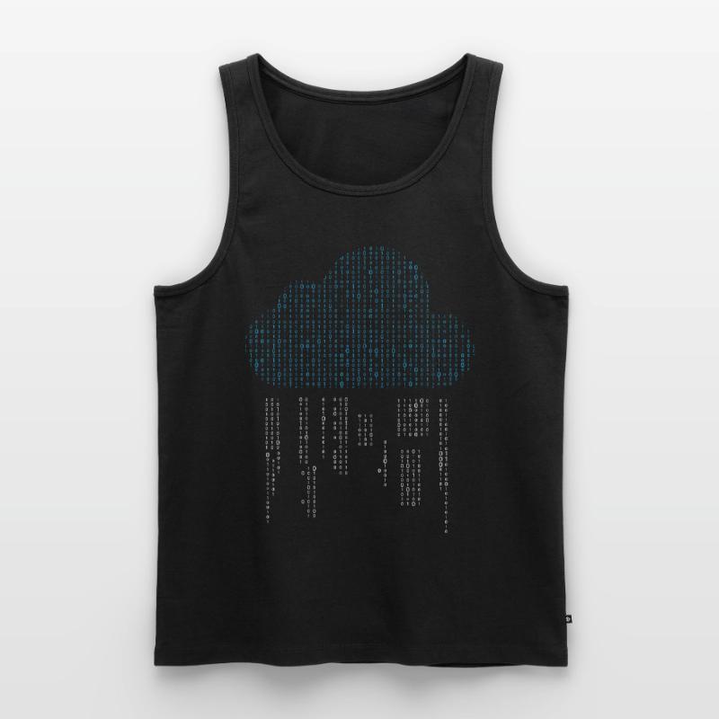 Cloud Engineer, Cloud Bits, Software developer Men's Premium Organic Tank Top