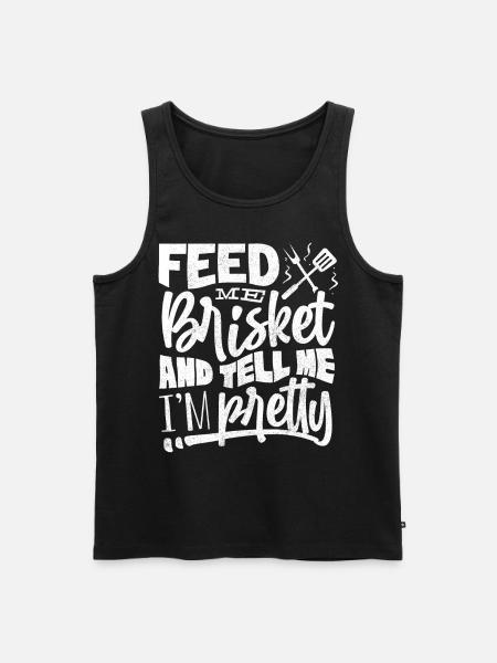 Brisketliebhaber, Briskets, BBQ - Men's Premium Organic Tank Top - black