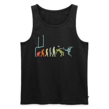 Footballspieler Rugby-ball Football-Game Evolution - Männer Premium Bio Tank Top - Schwarz - Vorne - AI Model Male 178 light (178cm)