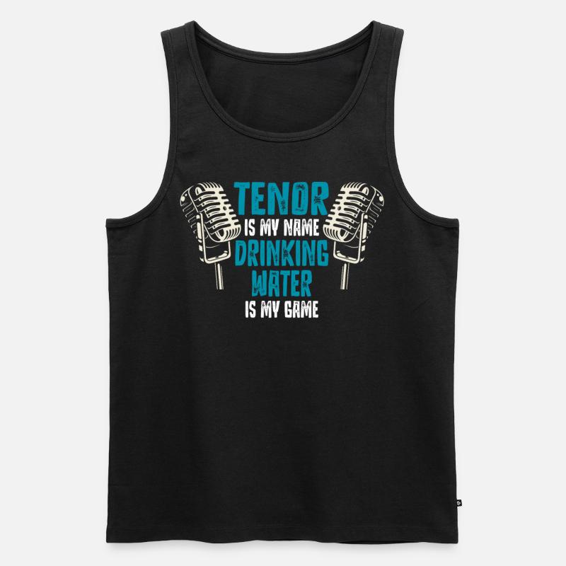 Opernsänger, Gesang, Opera - Männer Premium Bio Tank Top - Schwarz