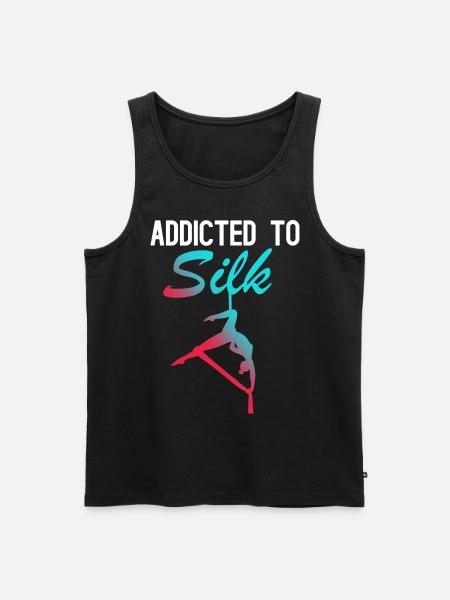 Air winner. Air silk - Men's Premium Organic Tank Top - black