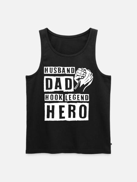 Arm wrestling, arm wrestler, wrist - Men's Premium Organic Tank Top - black