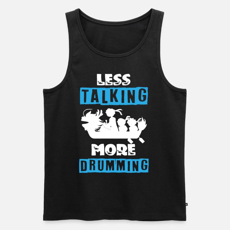 Drachenbootrennen, Drachenboote, Bleischlag - Männer Premium Bio Tank Top - Schwarz