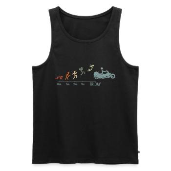 Trike Trike Rider Motor Trike Vintage Trike Bike - Men's Premium Organic Tank Top - black - Front - Michal (187cm)