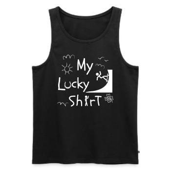 Skateboard Skater-Rampe Skaten Skating lustiges - Männer Premium Bio Tank Top - Schwarz - Vorne - AI Model Male 178 light (178cm)
