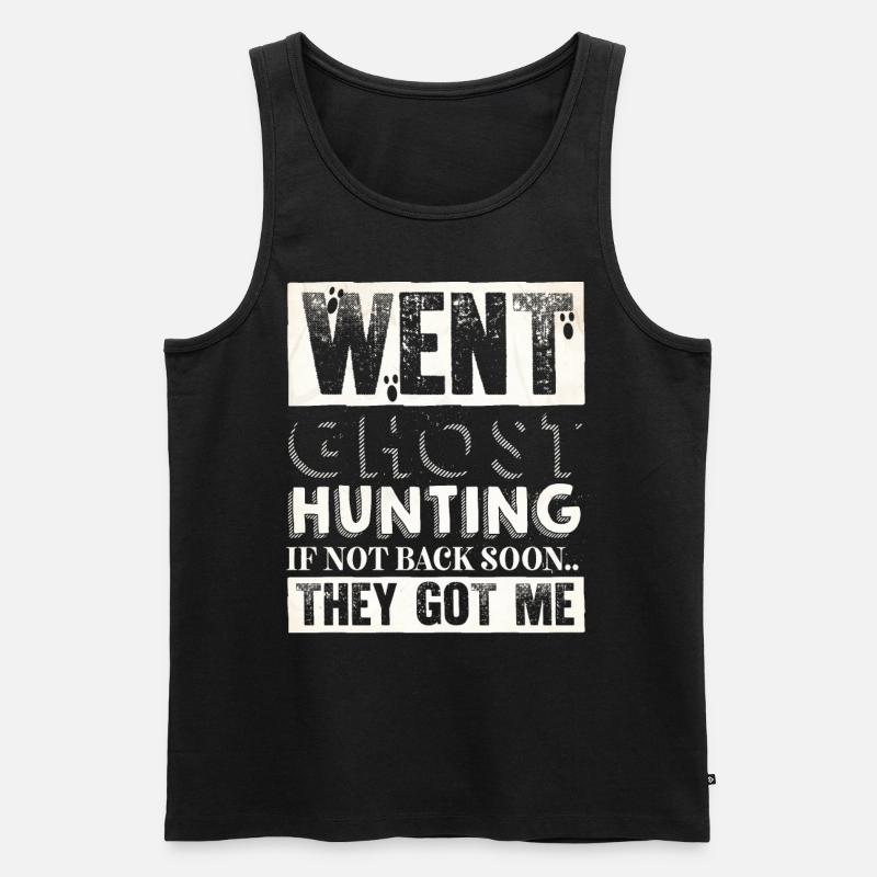Ghost Hunter, EMF -Meter, Wärmekamera - Männer Premium Bio Tank Top - Schwarz