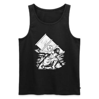 Nuclear Engineers - Nuclear Engineer - Men's Premium Organic Tank Top - black - Front - AI Model Male 178 light (178cm)