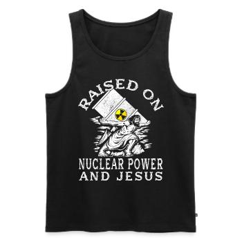 Nuclear Engineers - Nuclear Engineer - Men's Premium Organic Tank Top - black - Front - AI Model Male 178 light (178cm)