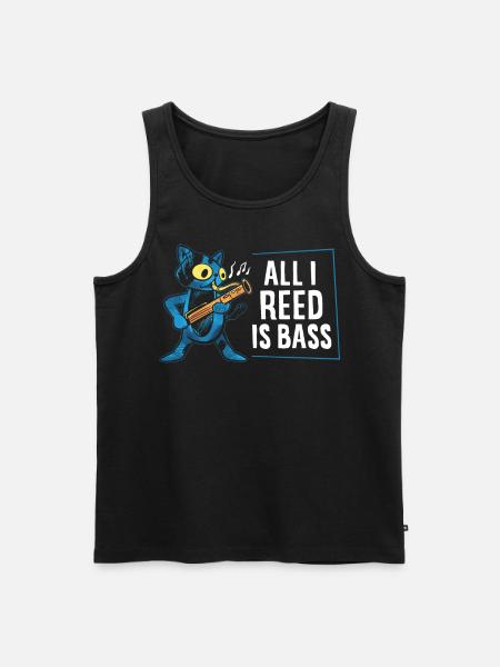 Fassoon, obo, klarinet, musiklærer - Herre Premium økologisk tanktop - sort