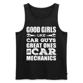 Automechaniker, Mechaniker, Automechaniker - Männer Premium Bio Tank Top - Schwarz - Vorne - AI Model Male 178 light (178cm)