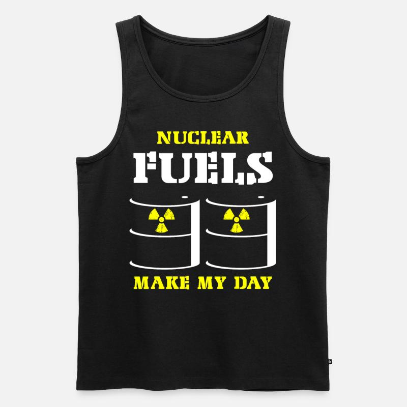 Nuclear Engineer, Nuclear Science, Science - Men's Premium Organic Tank Top - black