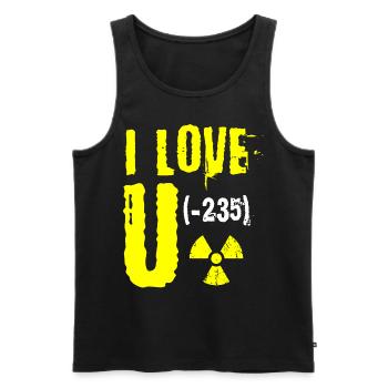 Ingénieur nucléaire, Sciences nucléaires, Science - Débardeur bio Premium Homme - noir - Devant - AI Model Male 178 light (178cm)