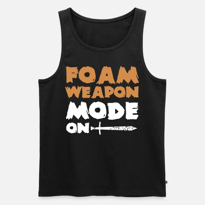 Larp, Live-Action-Rollenspiel - Männer Premium Bio Tank Top - Schwarz