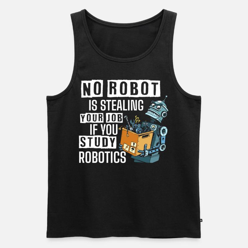 Robotique, constructeurs de robots - Débardeur bio Premium Homme - noir