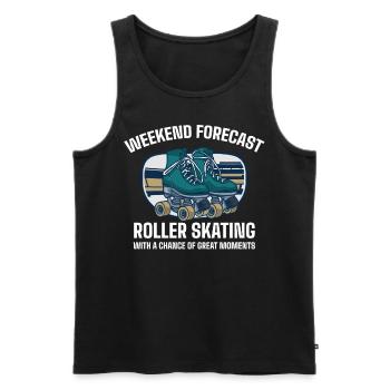 Roller - Débardeur bio Premium Homme - noir - Devant - Michal (187cm)
