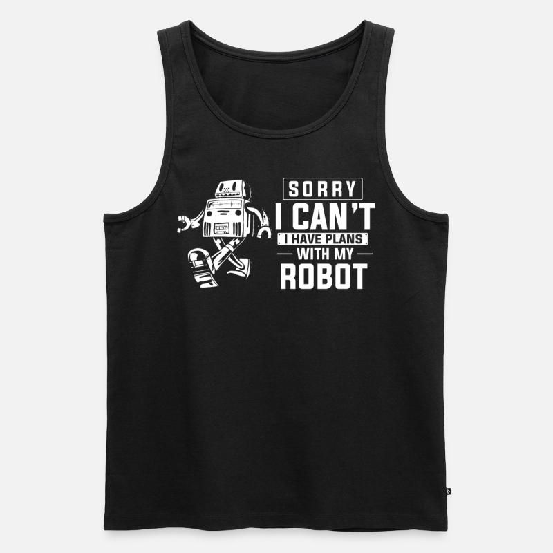 Robotics, Robotics Engineer - Men's Premium Organic Tank Top - black