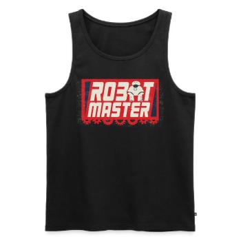 Robotik, Robotikingenieur - Männer Premium Bio Tank Top - Schwarz - Vorne - AI Model Male 178 light (178cm)