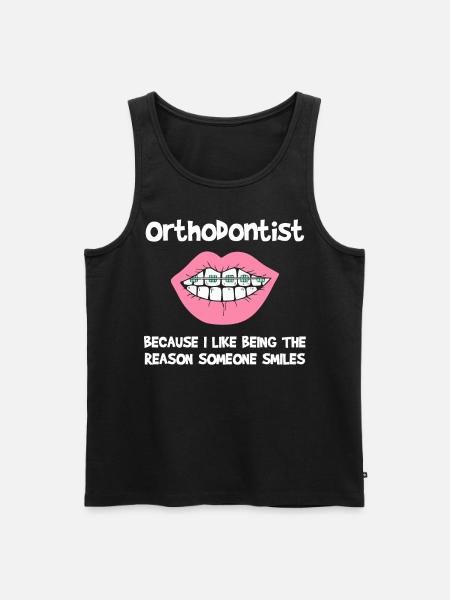 Orthodontists, dentists, dental services - Men's Premium Organic Tank Top - black