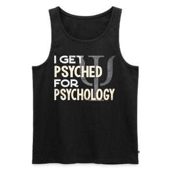 Psychologe, Psychiater, Psychoanalytiker - Männer Premium Bio Tank Top - Schwarz - Vorne - Michal (187cm)