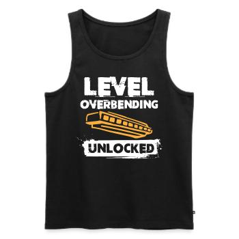 Harmonica player, Harmonica music - Men's Premium Organic Tank Top - black - Front - Michal (187cm)