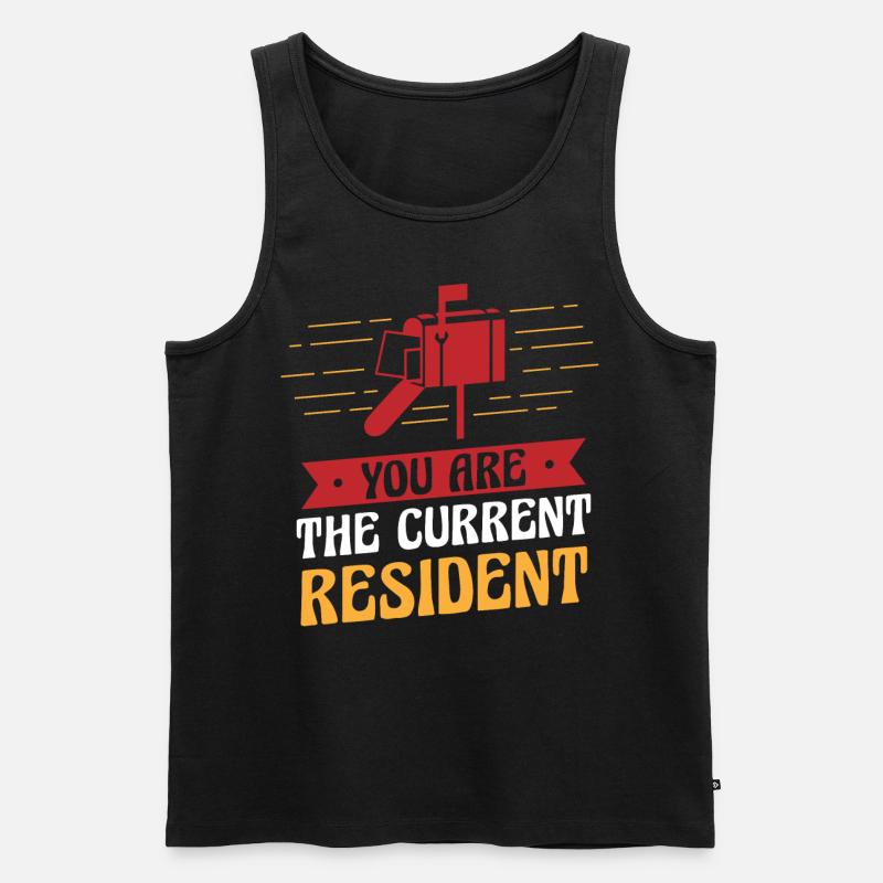 Postangestellter, Postangestellter, Postbote - Männer Premium Bio Tank Top - Schwarz