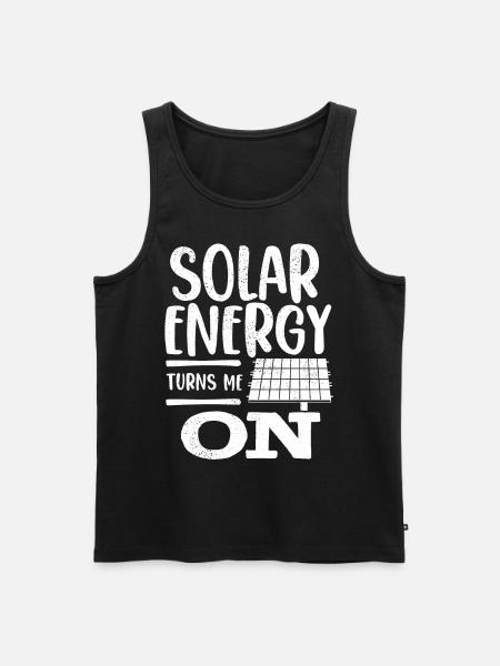 Solar Energy, Renewable Energy - Men's Premium Organic Tank Top - black