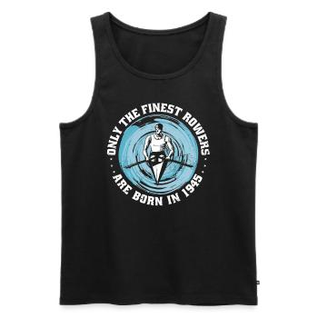 Canoe rowing Canoeists Rowers born 1945 - Men's Premium Organic Tank Top - black - Front - Michal (187cm)