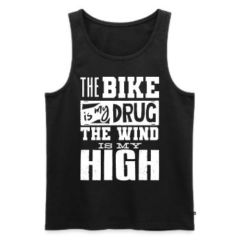Motards de motocross - Débardeur bio Premium Homme - noir - Devant - Michal (187cm)